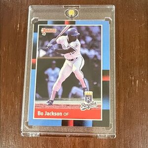 Bo Jackson Donruss 85 Baseball Card - CLEAN READY TO GRADE